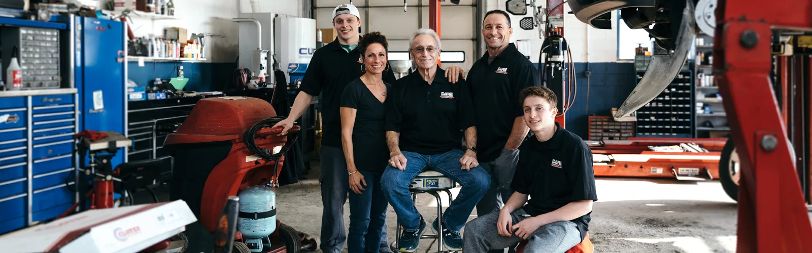 The Aloisio family of Dave's Automotive Repair